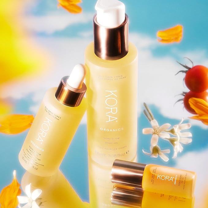 KORA Organics Noni Radiant Hydrating Under Eye Oil Roller, Smooth & Tone, Certified Organic, Cruelty Free Eye Serum - Delicate Eyebag Remover - Travel Essential for Puffy Face & Wrinkes - 0.34 Fl Oz-Velvo Beauty