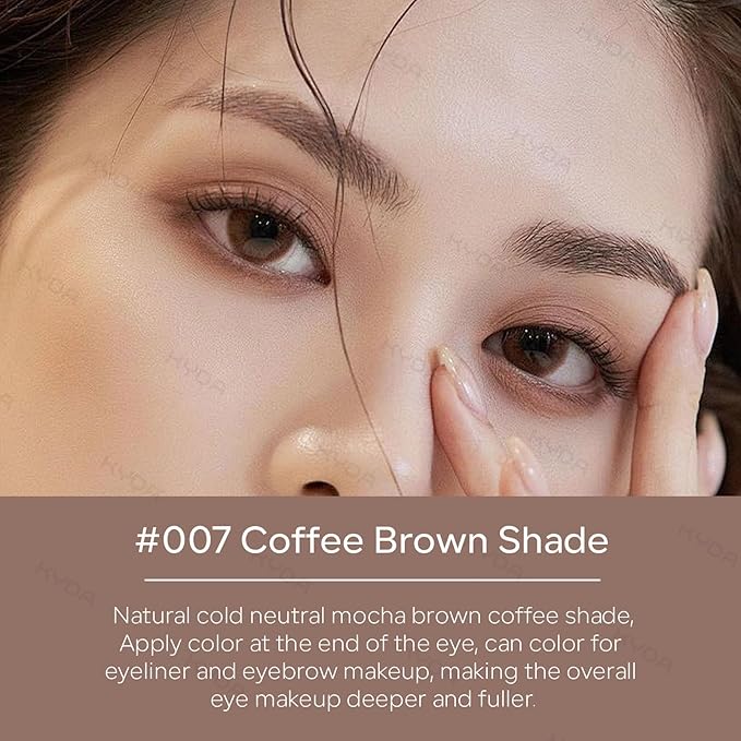 KYDA Single Matte Eyeshadow, Coffee Brown Shade, Ultra-fine Lightweight Powder, Multiuse Blendable Formula, Daily Matte Eyes Makeup, Mocha-Velvo Beauty