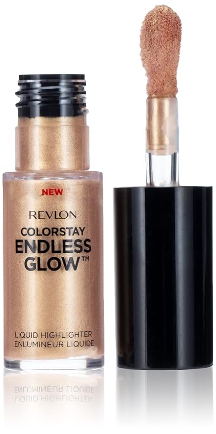 Revlon Colorstay Endless Glow Liquid Highlighter, Gold, 0.3 Ounce-Velvo Beauty