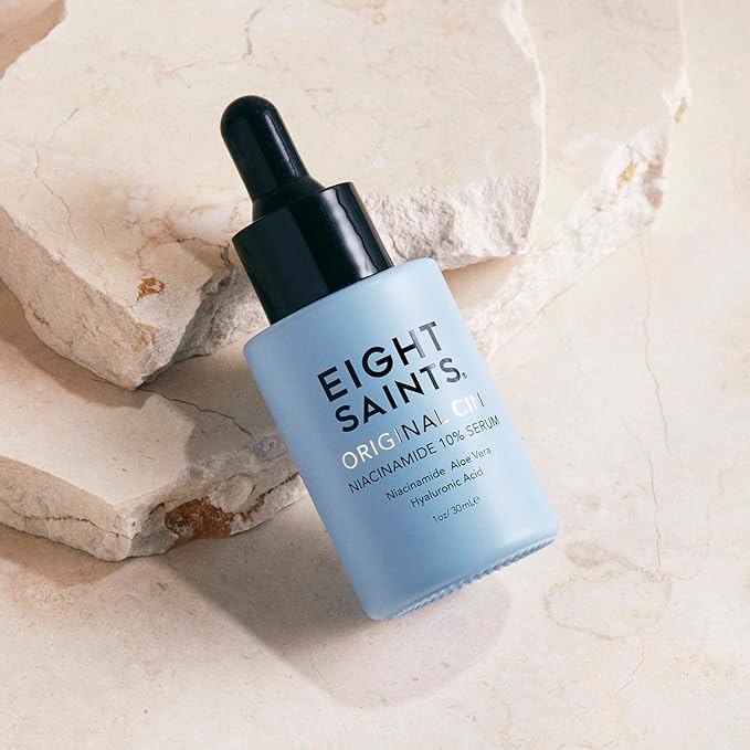 Eight Saints Original Cin, 10% Niacinamide Serum For Face Anti Aging, Natural and Organic, Facial Serum to Reduce Fine Lines, Dark Spots, Large Pores, and Wrinkles, 1oz-Velvo Beauty