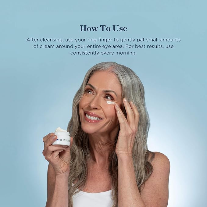 Radiate + Revive Hydrating Eye Cream- Rejuvenate Tired Eyes w/Algae to help Sagging, Hollowing, & Wrinkles- Lift Eyes, Firm Skin, Plump Complexion w/Antioxidants and Pearl Powder-Velvo Beauty