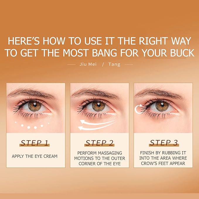 Collagen Six Peptide Dissolve Striation Three Color Eye Cream Eye Bags Hydrating Face Skin 60g / 2.03fl.oz-Velvo Beauty