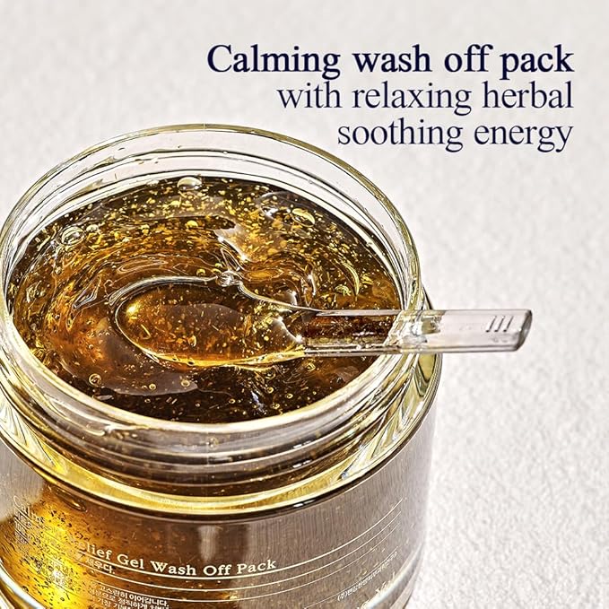 Pyunkang Yul PKY Calming Relief Gel Wash Off Pack 100g, Soothing & Refreshing Gel Mask for Sensitive Skin-Velvo Beauty