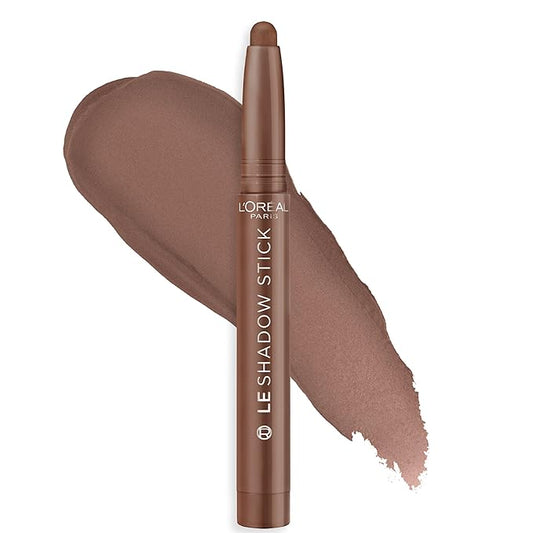 L'Oreal Paris Makeup Le Shadow Stick Eyeshadow, Blendable, Smudge-Resistant, Cream Eyeshadow, Brown Bliss, 0.05 Oz-Velvo Beauty
