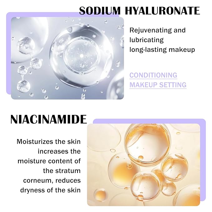 2PCS Makeup Setting Spray for Face,Waterproof Setting Spray for Makeup,Long Lasting Oil Control Finishing Holding Face Mist,Refreshing Hydrating Glossy and Matte Fixing Facial Mist Make Up Set A3-Velvo Beauty