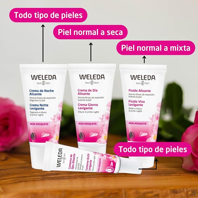 Weleda Wild Rose Smoothing Eye Cream, 0.34 Oz, 0.34 Ounces-Velvo Beauty