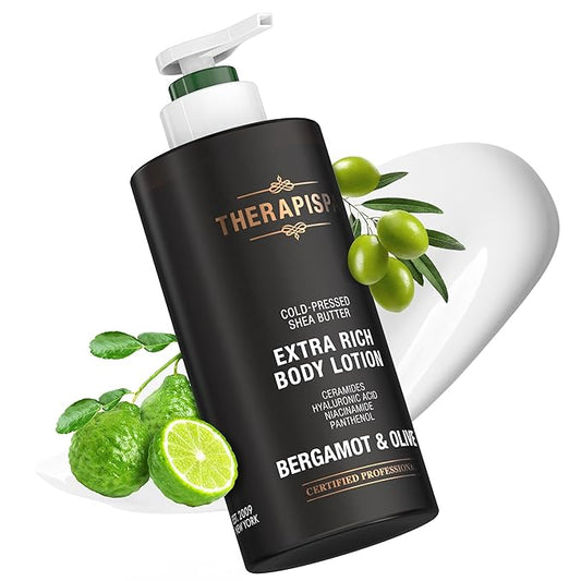 Scented Body Lotion for Women – Refreshing Moisturizer with Shea Butter, Ceramides & Panthenol to Revive & Nourish Dry Skin – Used by All Genders (Bergamot & Olive, 17.0 fl oz)-Velvo Beauty