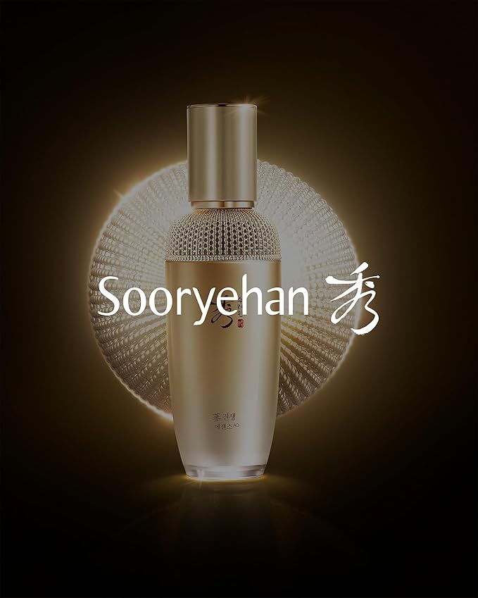 SOORYEHAN GINSENG Essence Advanced Set (85 ml/2.87 fl oz) Reduces Wrinkles/Fine Lines, Promotes Even Skin Tone. Ginseng Complex, Ginsenosides | Korean Skincare-Velvo Beauty
