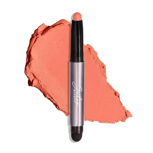 Julep Eyeshadow 101 Cream-to-Powder Waterproof Shadow Stick – Papaya Matte – Long-Lasting, Crease-Proof, Soft Peachy-Orange Matte Cream Eyeshadow with Built-in Smudger-Velvo Beauty