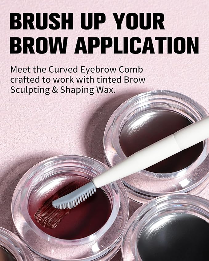EIGSHOW Dual-Ended Precision Eyebrow Brush and Comb for Eyeliner Lining, Sculpting Brows, Professional Eye Makeup Tools (D109B)-Velvo Beauty