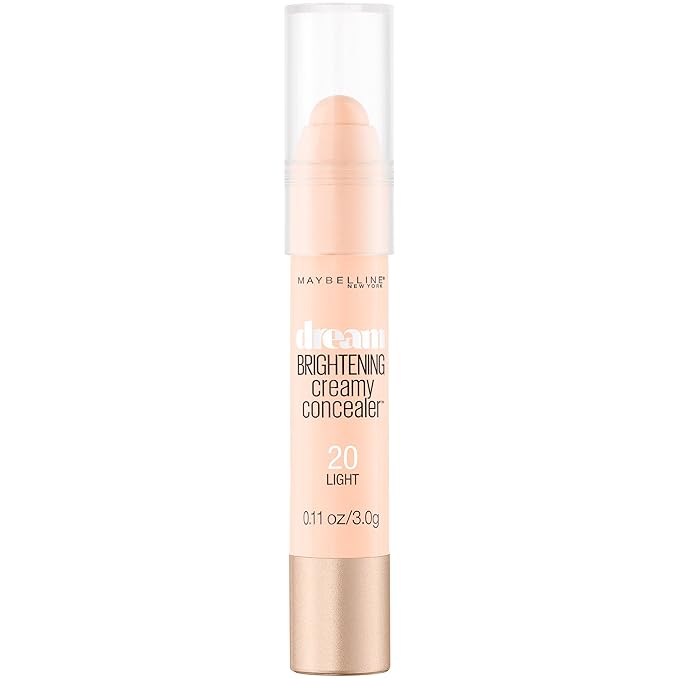 Maybelline New York Dream Brightening Creamy Concealer, Light, 0.11 oz.-Velvo Beauty