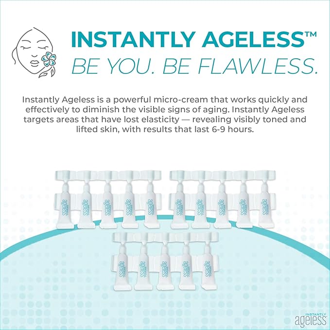 Instantly Ageless Facelift - Instant Eye Bag Remover Puffiness - 15 Vials - Instant Under Eye Bags Remover - Wrinkle Tightener - Instant Wrinkle Remover for Face Instant Lift-Velvo Beauty
