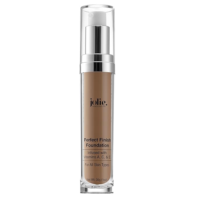 Jolie Perfect Finish Liquid Foundation Makeup SPF 15 Oil Free (MW4)-Velvo Beauty