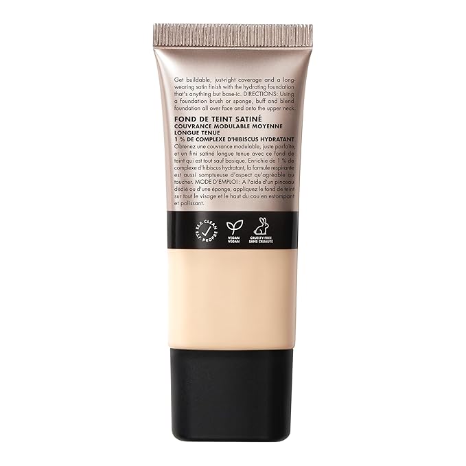 e.l.f. Soft Glam Foundation, Medium Coverage, Long-Lasting & Buildable Foundation For A Smooth, Satin Finish, Vegan & Cruelty-Free, 11 Fair Neutral-Velvo Beauty