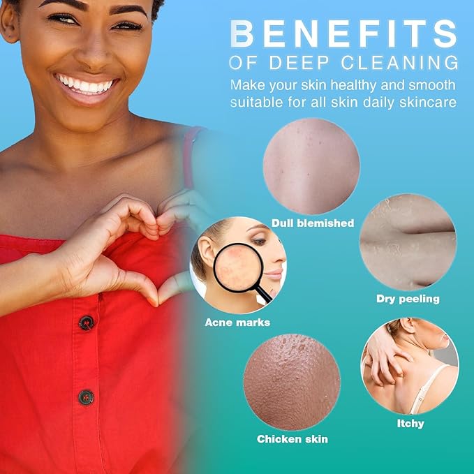 UJFQBH 6 Pieces African Net Sponge Long Bath Sponge Exfoliating Shower Body Scrubber for Daily Use, Terrific for Smoother Skin - Back Scrubber for a Refreshing Experience (Purple - Orange)-Velvo Beauty