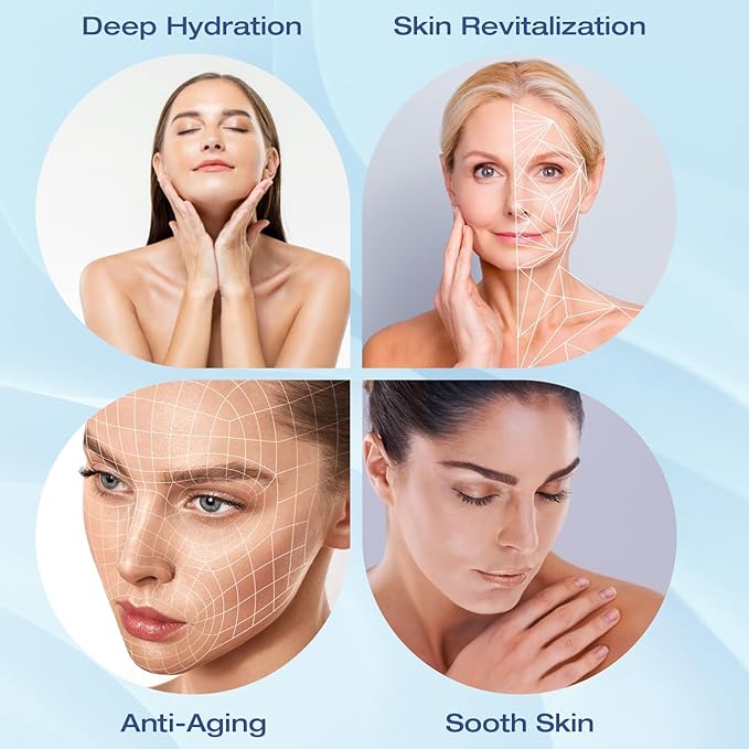 Hydrogen Face Mist Hydrating Spray,with Hydrogen Water Tablets, H2 Water Facial Spray for Deep Hydration,Anti-Aging Antioxidant Rejuvenation,Portable Design-Velvo Beauty
