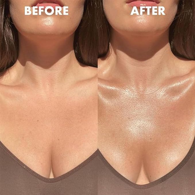 PHOERA Body Luminizer Highlighter, Waterproof Moisturizing and Glow For Face & Body, Face Body Glow Illuminator (105 Diamond Platinum)-Velvo Beauty