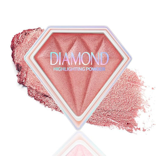Boobeen Highlighter Makeup Palette, Baked Highlighter Bronzer Powder Palette, Shimmer Illuminator Contour Highlighter Powder for Face, Pearl Shine Shades Waterproof Long Lasting-Velvo Beauty