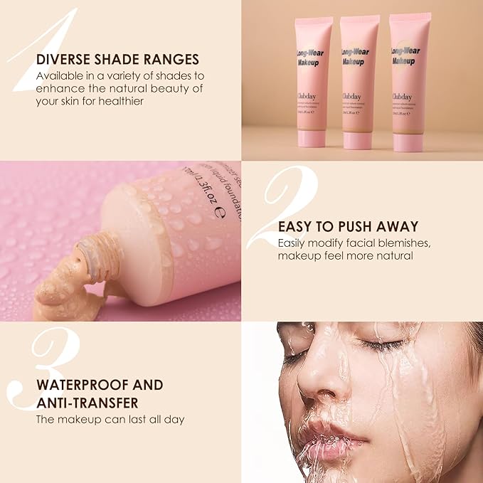 Liquid Foundation Full coverage Long-Lasting Buildable Weighless Foundation Cream Active Wear color stay Makeup-07-Velvo Beauty