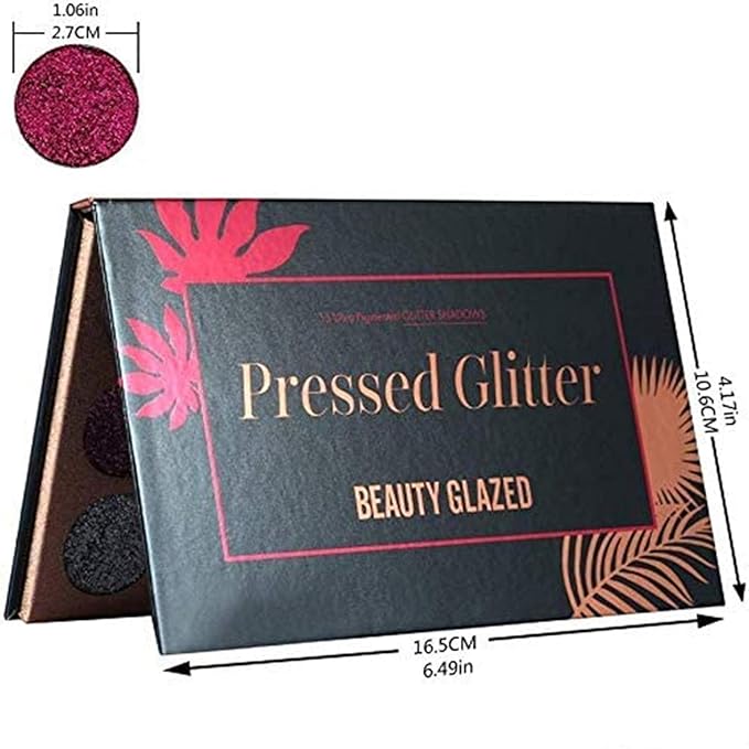 15 Colors Eyeshadow, Glitters Shimmer Pigment Pressed Makeup Palette Eyes Cosmetic-Velvo Beauty