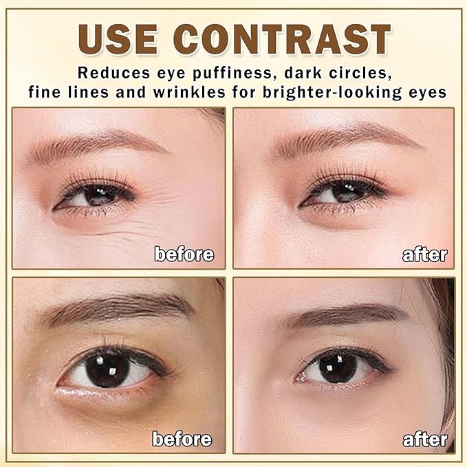 Eye Cream for Dark Circles Puffiness and Bags Eye Serum Eye Roller for Puffy Eyes Under Eye Cream for for Women Daily Skincare Crema Para Las Ojeras-Velvo Beauty