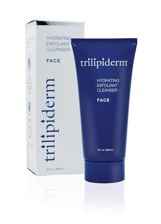 Trilipiderm Essential Face Regimen Bundle – Hydrating Exfoliant Cleanser, Protective Day Crème, Rehydration Night Crème Set – Complete 3-Step Skincare Solution for Hydration and Renewal-Velvo Beauty