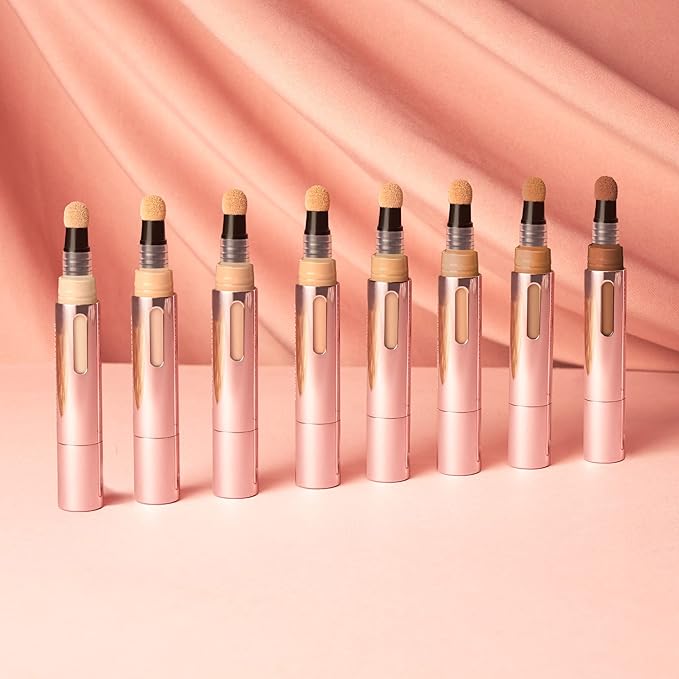 Mally Beauty - The Plush Pen Brightening Concealer Stick - Beige - Hydrating Turmeric, Vitamin E, and Hyaluronic Acid Infused Formula - Medium Buildable Coverage with a Natural, Smooth Finish-Velvo Beauty