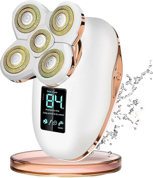 Electric Razors for Women Legs Travel : Rechargeable Waterproof Razor Trimmer for Womens - Dry Wet Electric Shaver for Women - Pro Portable Personal Body Shaver-Velvo Beauty