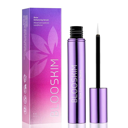Eyebrow Growth Serum for Women & Men – Natural Brow Enhancing Serum to Grow Thicker, Fuller Brows Fast – Nourishing Eyebrow Hair Growth - 0.17 fl oz-Velvo Beauty