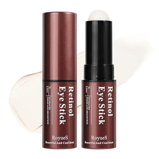 Retinol Eye Stick Retinol Eye Cream for Dark Circles and Puffiness Under Eye Cream Anti Aging Hydrates Moisturises Reduces Fine Lines Rejuvenates Skin-Velvo Beauty