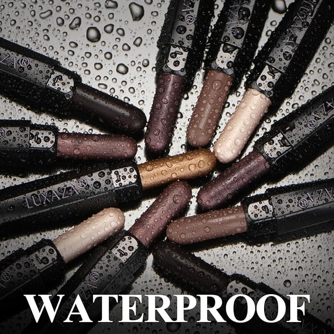 Brown Eyeshadow Stick Makeup 6PCS Set, Neutral Eyeshadow Palette Metallic Shimmer Matte Cream Eye Shadow Eyeliner Brightener Pencil Crayon - TAUPE MAUVE-Velvo Beauty