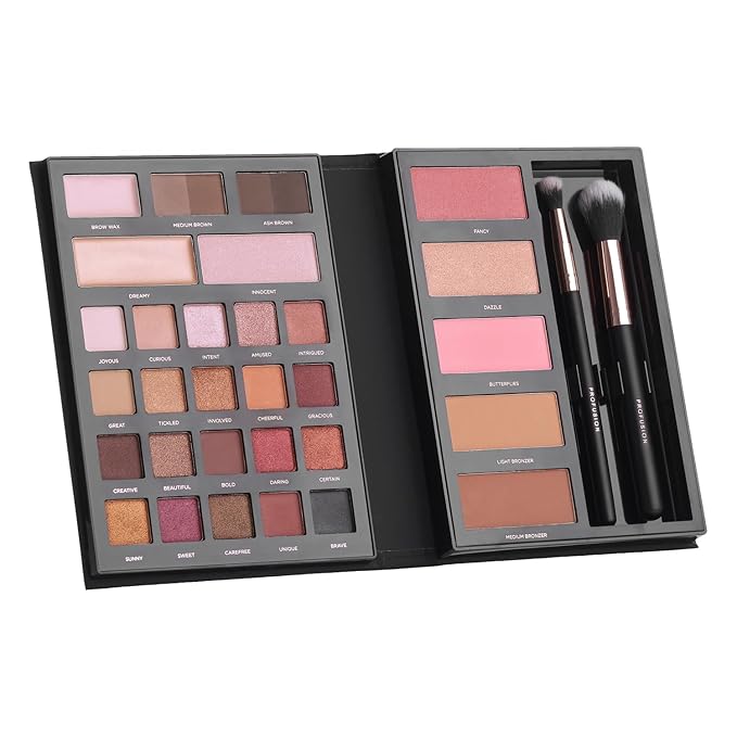 Profusion Cosmetics - Trendsetter Collection Pro Face Kit Blusher Bronzer Eyeshadow 32pcs-Velvo Beauty