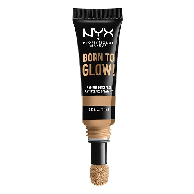 NYX PROFESSIONAL MAKEUP Born To Glow Radiant Concealer, Medium Coverage - Beige-Velvo Beauty