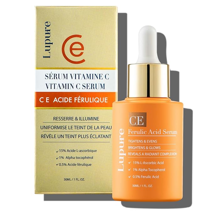 Vitamin C Face Serum: Anti Aging Super Vit C Facial Serum with Ferulic Acid Pure L-Ascorbic Acid, Vitamin E and Hyaluronic Acid for Dark Spots and Skin Care-Velvo Beauty