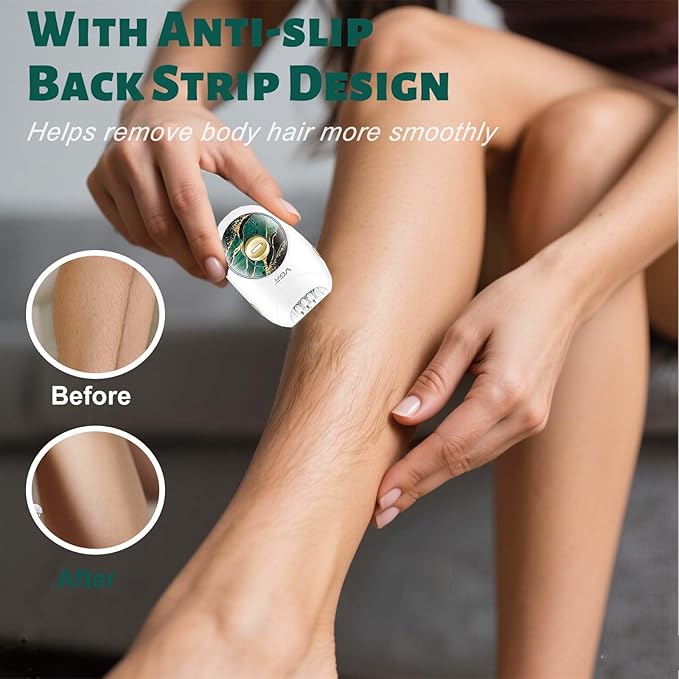 VGR 706 Professional Epilator for Women,Portable Cordless Smooth Glide Hair Removal Device for Legs, Underarm, Back,Full-Body Epilator with 18 Tweezers System, 2 Speeds Hair Removal with Silent Design-Velvo Beauty