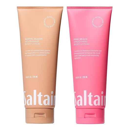 Saltair Body Lotion - 2 Pack Moisturizing Lotion For Dry Skin. Signature Scents Hydrating Body Cream with Nourishing Moisturizer Formula. Skin Care for Women and Men. 2x 10oz Tubes-Velvo Beauty