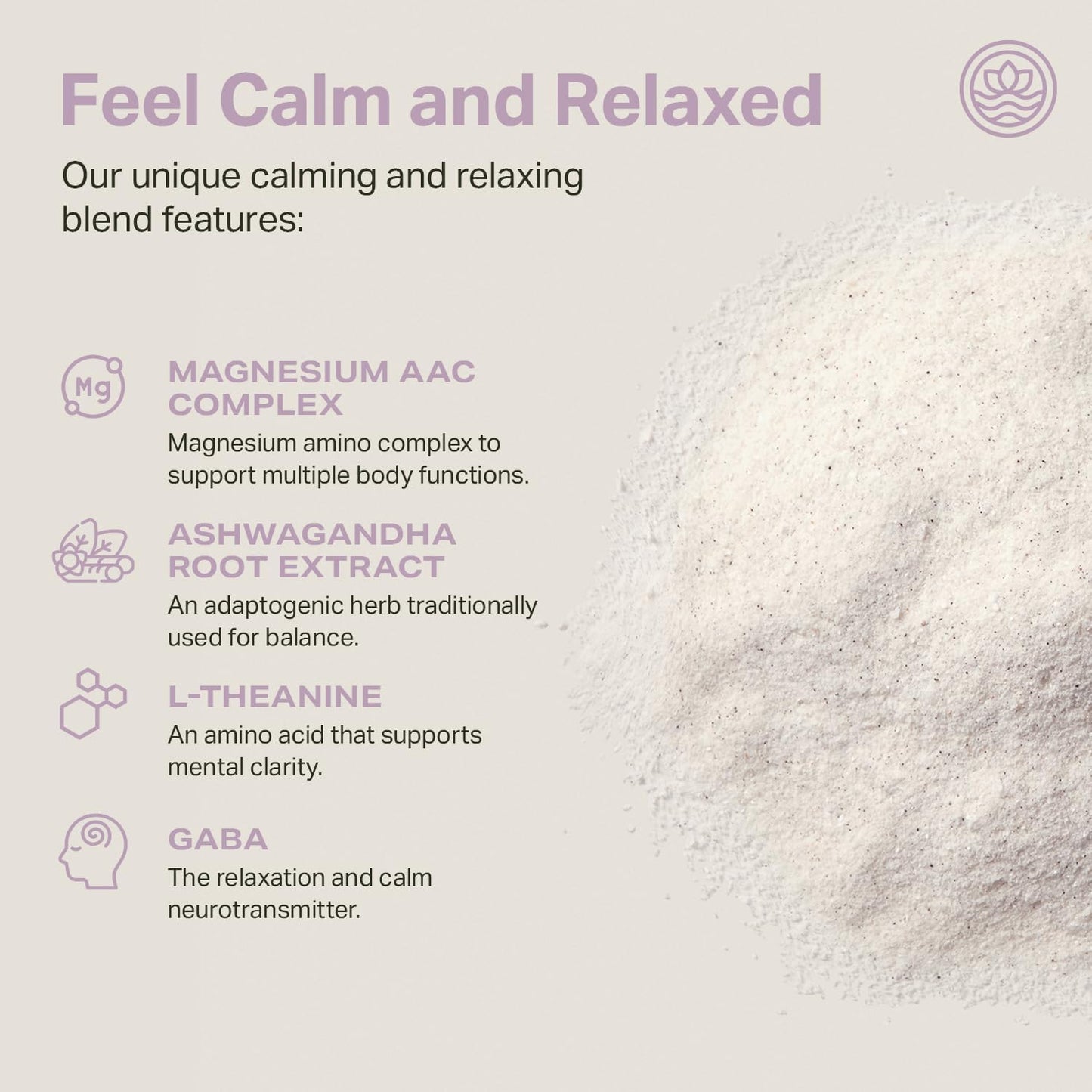 Proper, The Lavenders Calming Aid. Magnesium Supplement Relaxation Drink Mix with GABA, L-Theanine, Lavender, Lemon Balm, and Ashwagandha. Natural Calm Stress Support Supplements-Velvo Beauty