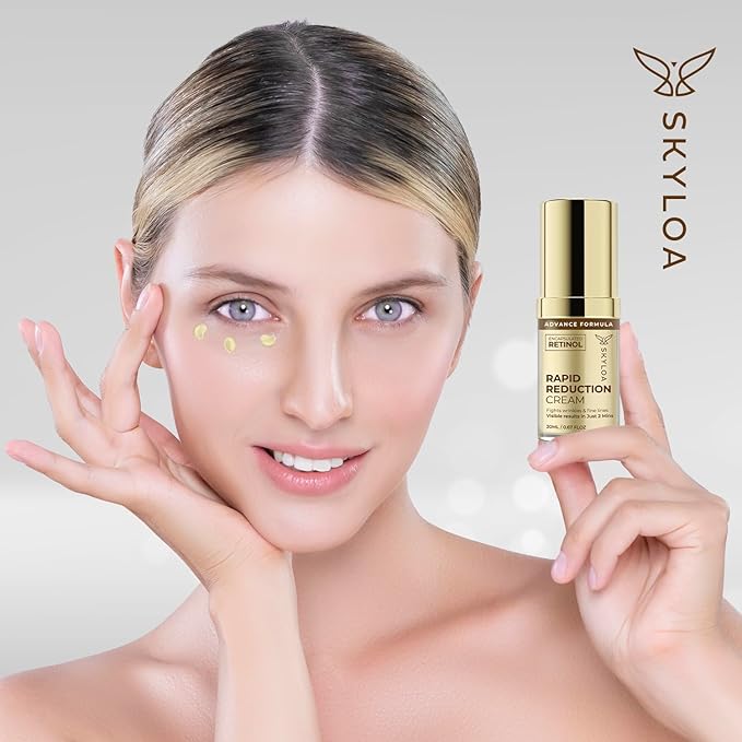 Retinol Eye Cream Anti Aging: Under Eye Cream for Dark Circles and Puffiness Bags - Retinol Eye Serum - Under Eye Serum with Caffeine and Hyaluronic Acid - Visibly Reduces Wrinkles Fine Lines(20ML)-Velvo Beauty