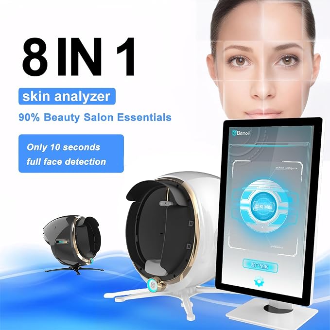 Professional Skin Analyzer Machine - Cobbawe Facial Skin Detection & Analysis for Healthy Skin Care (MJ-W-21.5)-Velvo Beauty