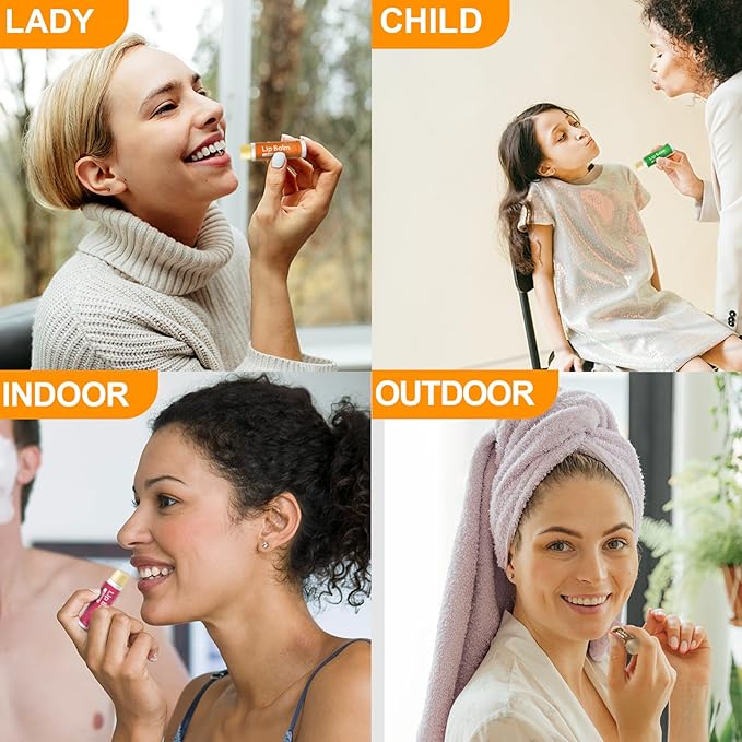 98 Pack Natural Lip Balm Bulk with Vitamin E and Coconut Oil - Moisturizing, Soothing, and Repairing Dry and Chapped Lips - 14 Flavors - Non-GMO-Velvo Beauty