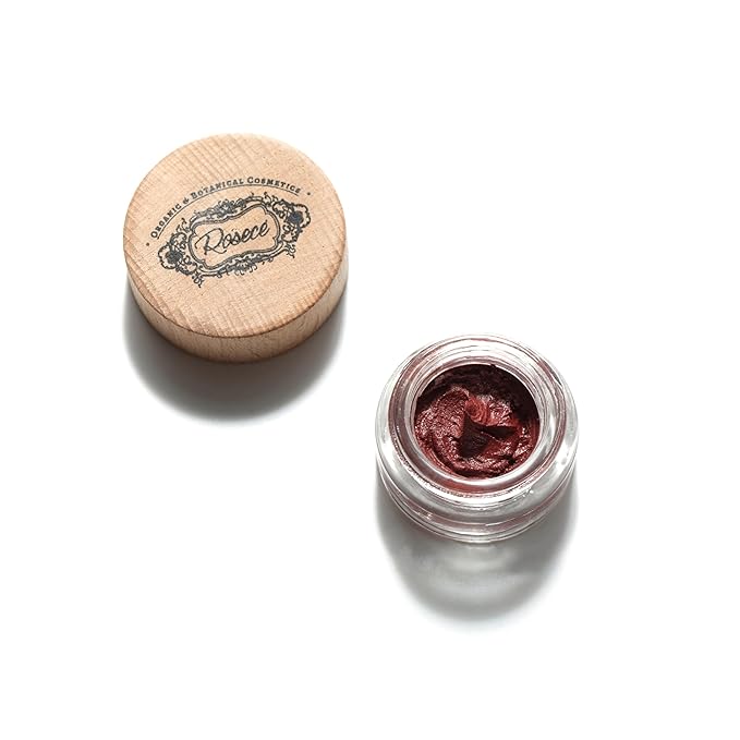 2-in-1 Cream Cheek Blush + Lip Color | Natural Mineral pigment | Soft Lips with natural oils and Vitamin E | 100% Plant ingredients, Vegan (Burgundy/Matte-Night, 0.25fl oz)-Velvo Beauty