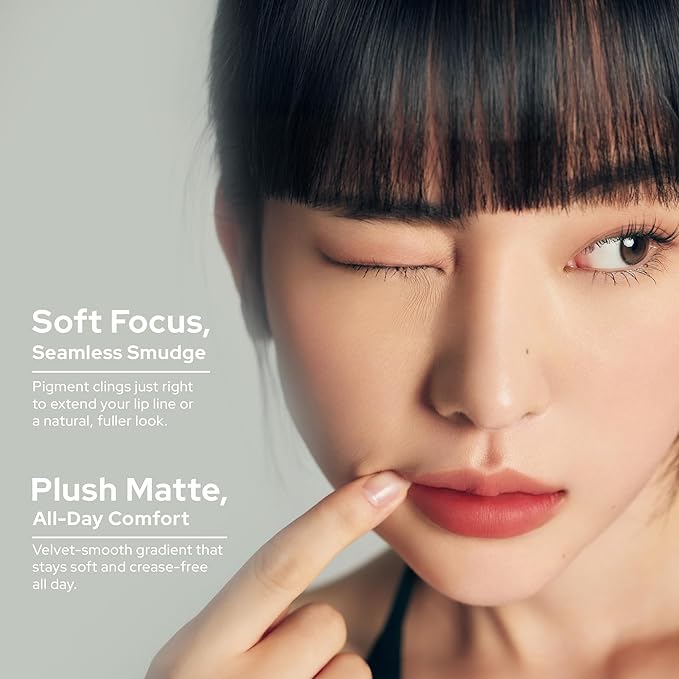 Unseen Blur Lip Tint Long-Lasting Stain, Blendable 3.2g (Singularity, 3.2)-Velvo Beauty