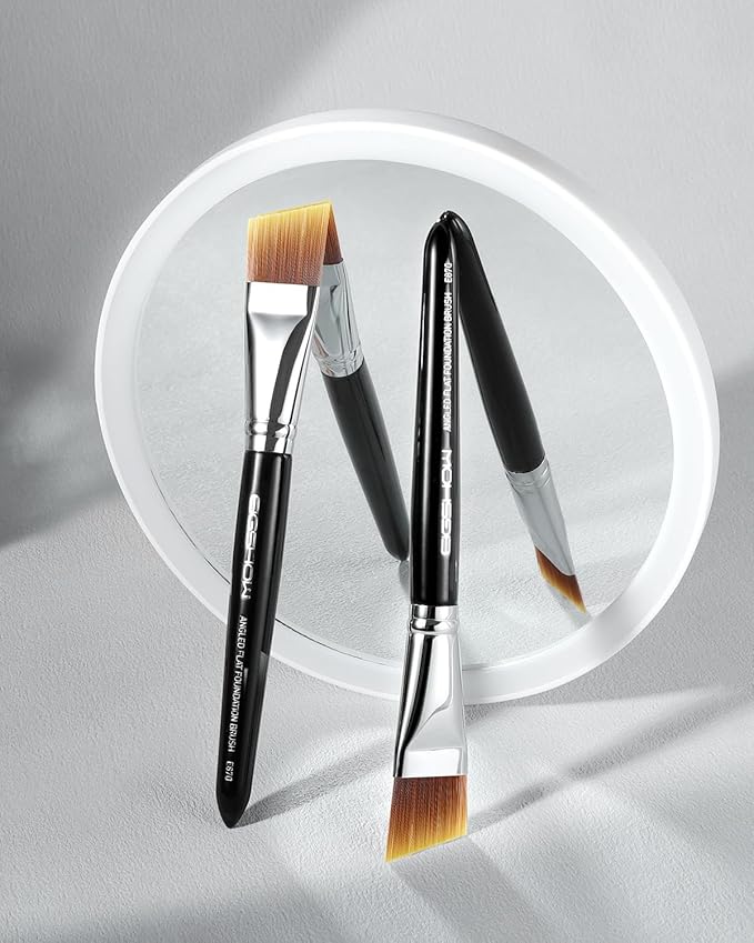 EIGSHOW Flat Foundation Brush, Vegan Synthetic Bristles, Streak Free Application, Face Makeup Brush For Blending Liquid, Cream, Face Mask (E870B)-Velvo Beauty