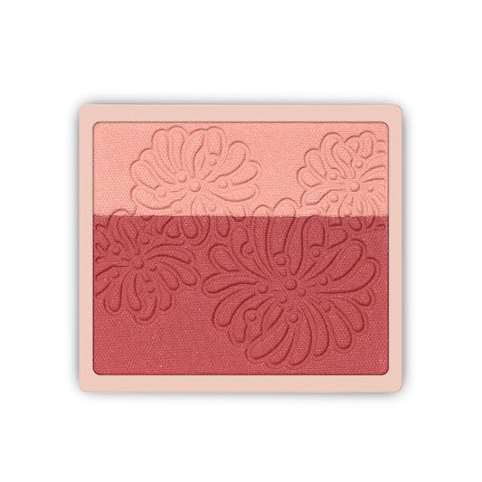 Paul & Joe Pressed Blush Palette Refill Only, Case Sold Separately, Oil-Absorbing Blush Powder, Bi-Color Face Blushes with Fitting Veil Powder, Light Beige and Rose, 05 Boite A Musique, 0.17 oz-Velvo Beauty