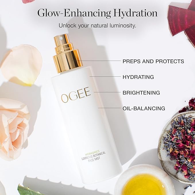 Ogee Rose Botanical Face Mist – Hydrating Organic Vegan Facial Mist, 90ml-Velvo Beauty