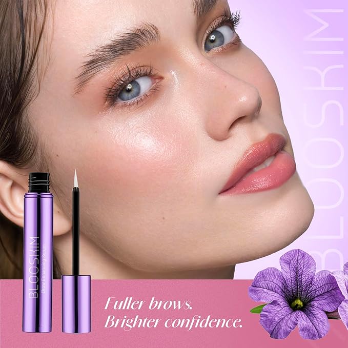 Eyebrow Growth Serum for Women & Men – Natural Brow Enhancing Serum to Grow Thicker, Fuller Brows Fast – Nourishing Eyebrow Hair Growth - 0.17 fl oz-Velvo Beauty