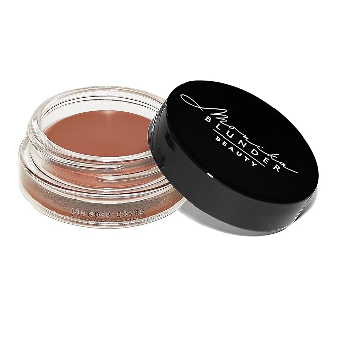 Monika Blunder Beauty - Blunder Cover Foundation Concealer - Shade: 8 - Acht - Deep/Dark with Red Undertones - Clean Beauty, All-In-One, Cruelty-Free, Vegan - 0.62 oz-Velvo Beauty
