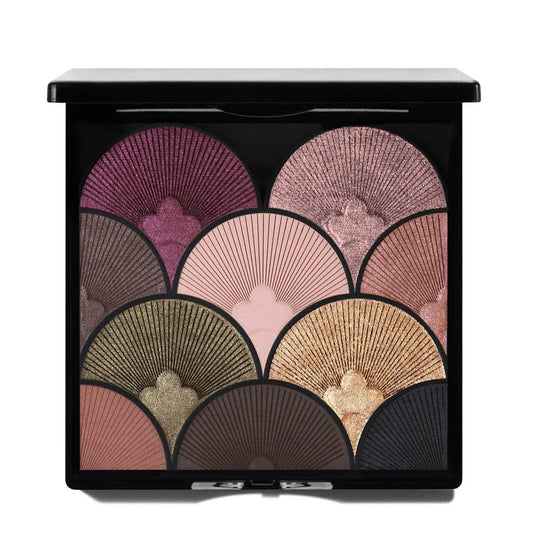 T.LeClerc Eye Shadow Palette | Retro-Chic 10-Color Nude Palette | Warm-Toned, Creamy Texture | Luminous, Long-Lasting Wear | Rich Pigments | Easy Makeup Removal (NUIT ÉTOILÉE, 18G)-Velvo Beauty