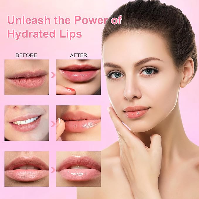 Lip Glowy Balm of Berry Scent,Moisturizing Lip Balm For A Sheer Tint Of Color-10g, Hydrate, Glossy, Lightweight, Moisturize & Tint with Shea Butter-Velvo Beauty