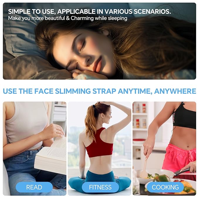 Line Lifting Mask Chin Strap for Sleeping, V Line Mask, Face Lift Prevent Sagging,Double Chin Reducer,Jawline Shaper,All-Around Coverage, Wrapping and Shaping More Comprehensively.-Velvo Beauty